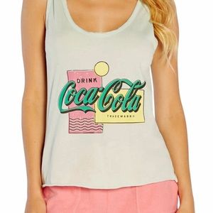 Wildfox lyla “drink coke” tank S